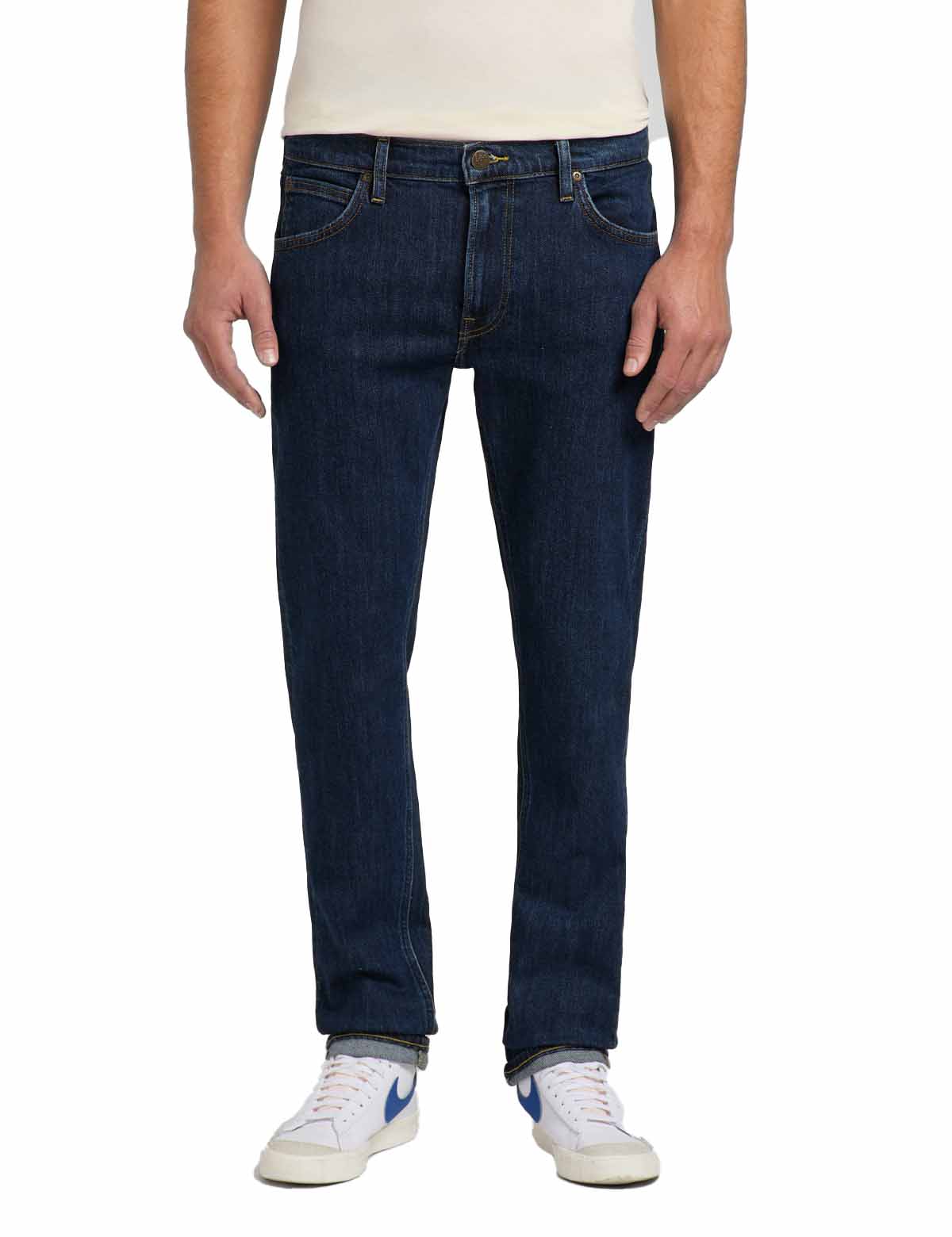 Lee Daren Zip Fly ανδρικό μπλε τζιν L707PXXD φωτογραφία